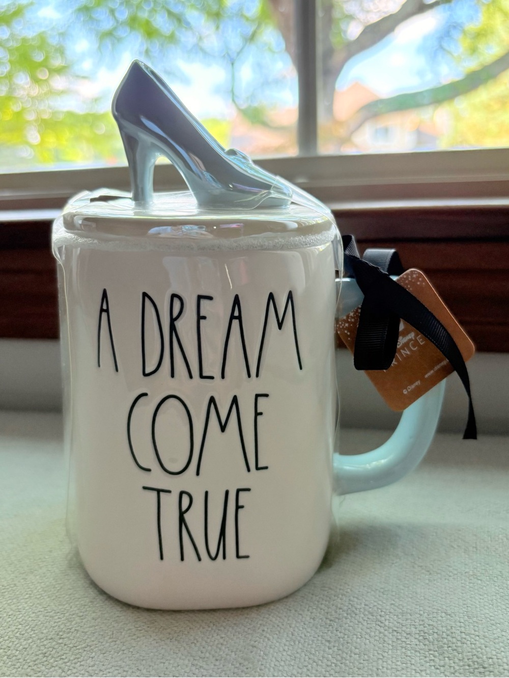 👸🏼 NWT Rae Dunn Cinderella A Dream Come True Mug and Lid 👸🏼